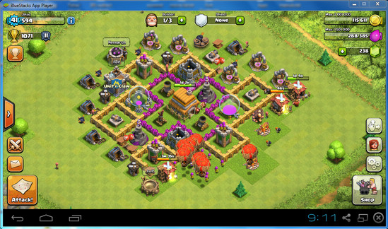 Play Clash of Clans on PC using BlueStacks