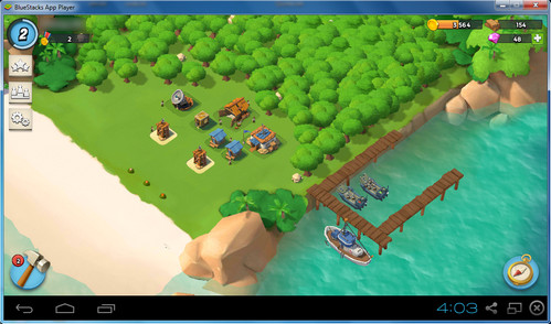Playing Boom Beach on PC with BlueStacks