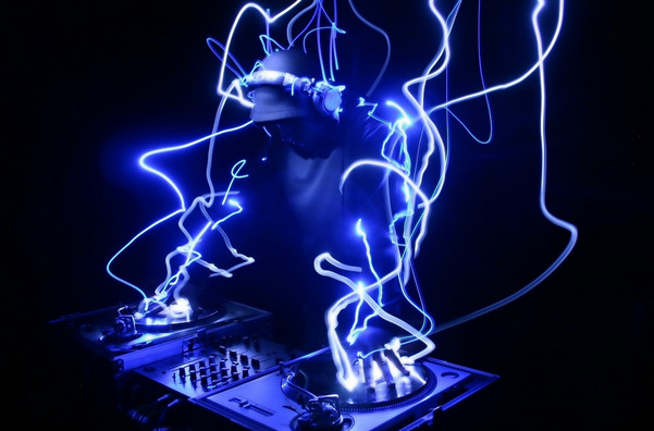 Blue Neon DJ 