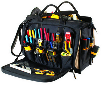 CLC Custom LeatherCraft 1539 Multi-Compartment 50 Pocket Tool Bag